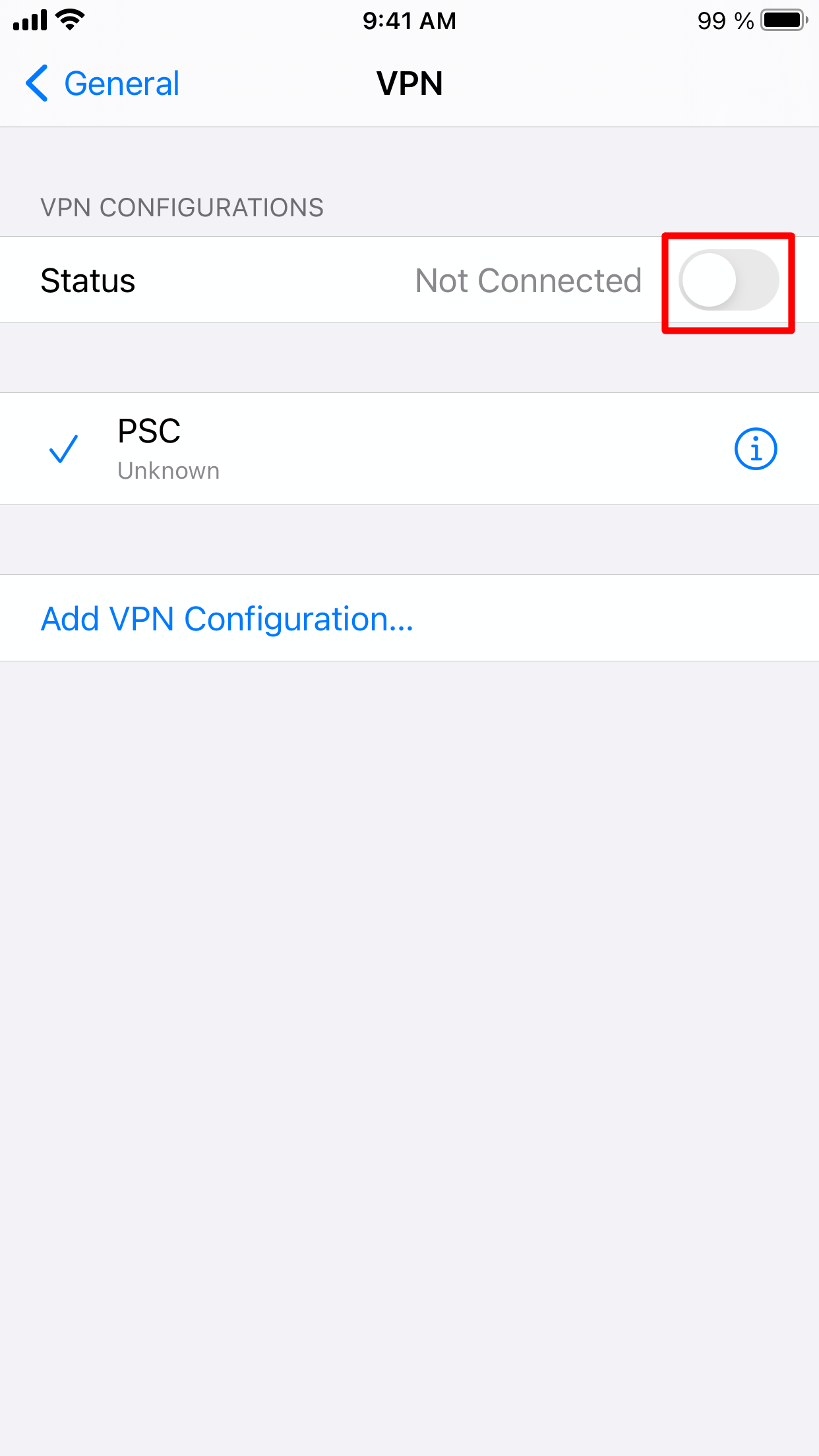 iOS VPN configuration step02